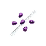 Tšehhi klaaspärl tilk 9×6 mm tumelilla, 1 tk