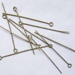 Antiikpronks aasaga ehtenõel 26×0,8 mm 10 tk