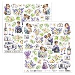 ScrapBoys kahepoolne paber 30,5x30,5cm Lavender Love - 07, 1 leht